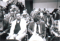Press conference in 1989 announcing the launch of the ACT