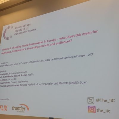 ACT speaks at the IIC Forum 2024
