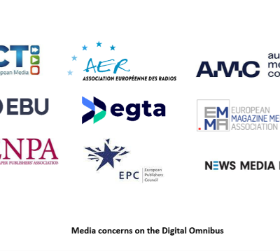 Media concerns on the Digital Omnibus